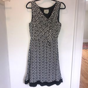 kate spade Black and White Bird Dress